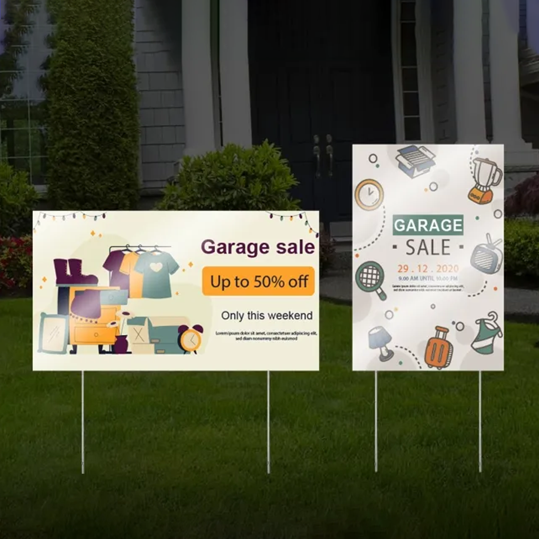 Yard signs