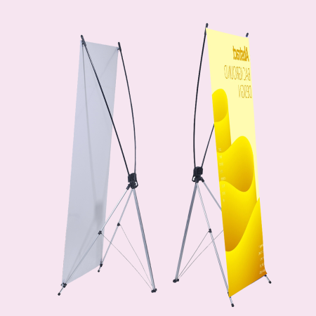 Adjustable X Banner Stand 2.5 X 5