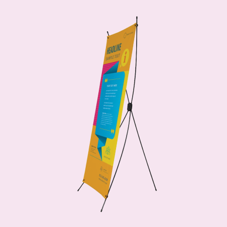 Adjustable X Banner Stand 3 X 4.5