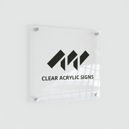 Clear Acrylic Sign