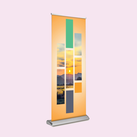 Deluxe Wide Base Single Sided Banner Stand-2.5 X 6.5