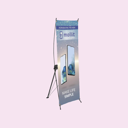 Static X banner Stand 2.5 x 6