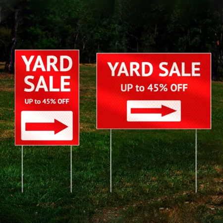 Yard Sale Sign HIP Reflective