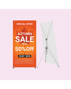 Adjustable X Banner Stand 2.5 X 6