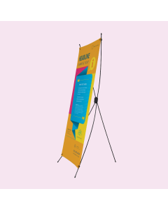 Adjustable X Banner Stand 3 X 4.5