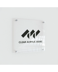 Clear Acrylic Sign