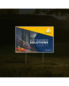 Custom Reflective Yard Sign