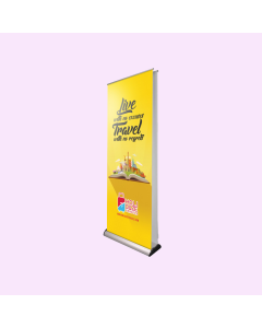 Luxury Wide Base Both Side Banner Stand