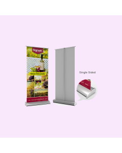 Deluxe Wide Base Single Sided Banner Stand-2 X 6.5