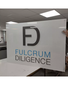 Frosted Acrylic Sign