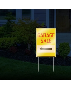Garage Sale Yard Sign HIP Reflective