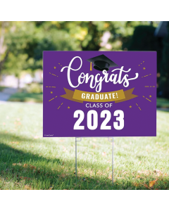Graduation Yard Sign Non Reflective