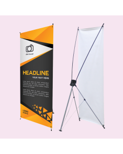 Multifunctional X Banner Adjustable Stand 2.5 X 6