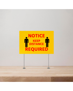 Notice Yard Sign HIP Reflective