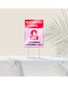 Notice Yard Sign Reflective
