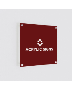 Opaque Acrylic Sign