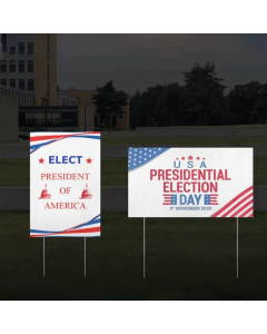 Political Yard Sign HIP Reflctive