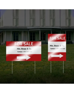 Real Estate Yard Sign HIP Reflective