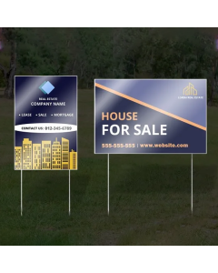 Real Estate Yard Sign Reflective