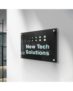 Reflective Acrylic Sign