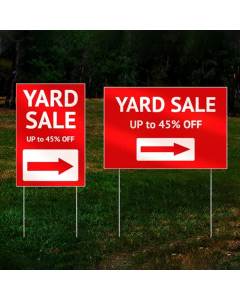 Yard Sale Sign HIP Reflective