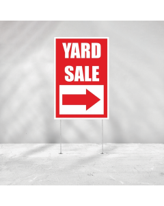 Yard Sale Sign Non Reflective