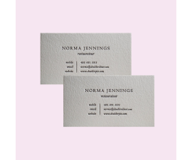 Letterpress Business Cards