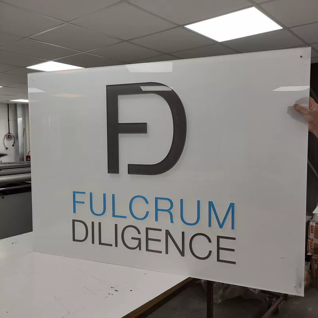 Frosted Acrylic Sign